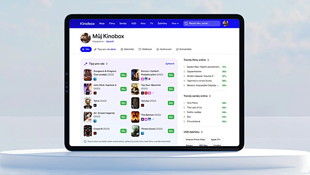 Konec váhání? Kinobox spouští algoritmus, který doporučí film či seriál na míru